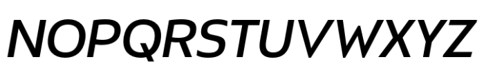 Kimura Sans Display Medium Italic Font UPPERCASE
