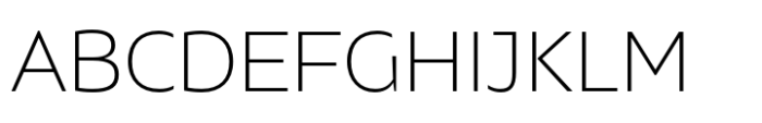 Kimura Sans Thin Font UPPERCASE