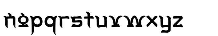 Kimyonja Regular Font LOWERCASE