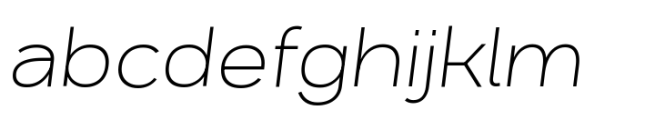 Kin Grotesque ItalicVF Font LOWERCASE