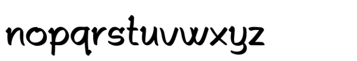 Kin Rash Font LOWERCASE