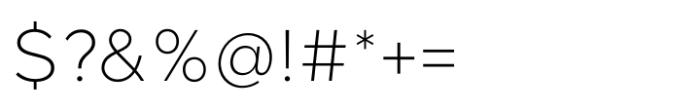 Kind Sans Light Font OTHER CHARS