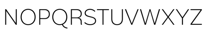 Kind Sans Light Font UPPERCASE