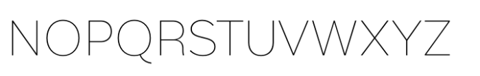 Kind Sans Thin Font UPPERCASE