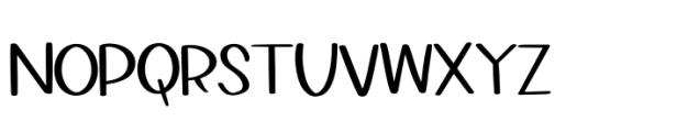Kinda Wonderful Sans Font UPPERCASE