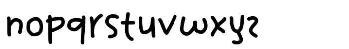 Kinder Play Light Font LOWERCASE