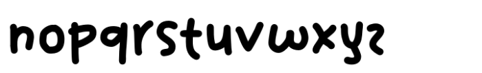 Kinder Play Regular Font LOWERCASE