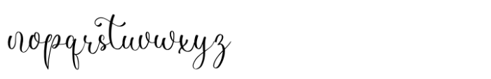 Kindlove Font LOWERCASE