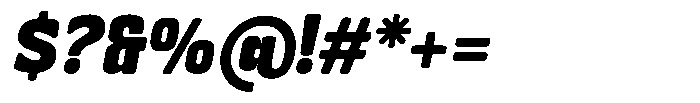 Kindly Rumina Slant Font OTHER CHARS
