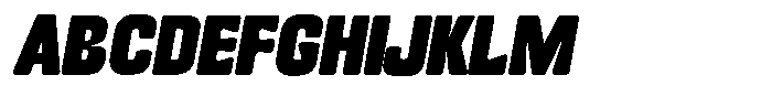 Kindly Rumina Slant Font UPPERCASE