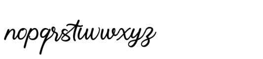 Kindred Rosewood Font LOWERCASE