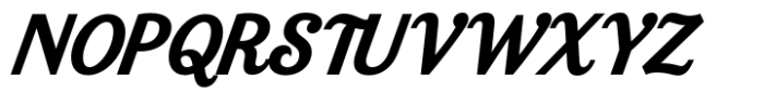 Kindymans Script Bold Italic Font UPPERCASE