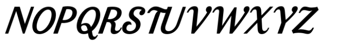 Kindymans Script Italic Font UPPERCASE
