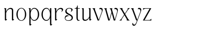 Kine Lariwa Font LOWERCASE