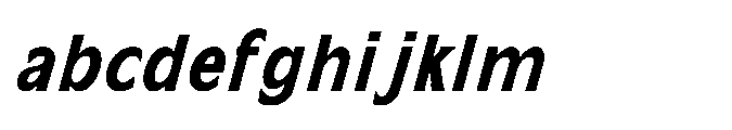 Kineks Bold Sans Condensed Italic FONT