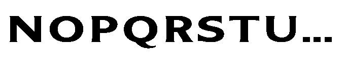 Kineks Bold Sans Expanded Font UPPERCASE