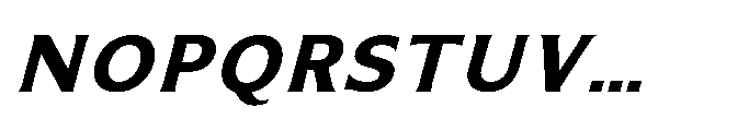 Kineks Bold Sans Italic Font UPPERCASE