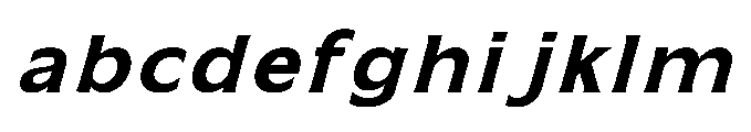 Kineks Bold Sans Italic FONT