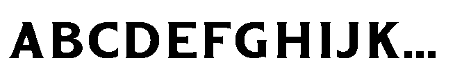 Kineks Bold Sans Font UPPERCASE