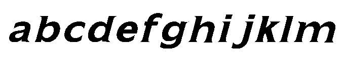 Kineks Bold Serif Italic FONT