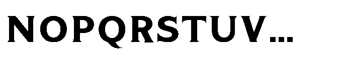 Kineks Bold Serif Font UPPERCASE