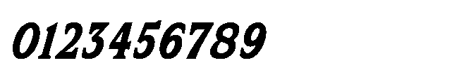 Kineks Bold Slab Condensed Italic Font OTHER CHARS