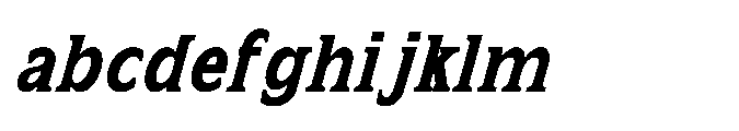 Kineks Bold Slab Condensed Italic FONT