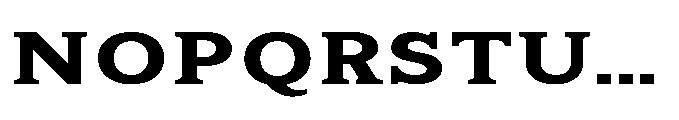 Kineks Bold Slab Expanded Font UPPERCASE