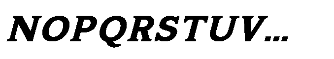 Kineks Bold Slab Italic Font UPPERCASE