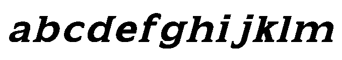 Kineks Bold Slab Italic FONT