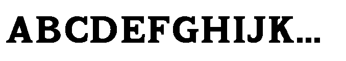 Kineks Bold Slab Font UPPERCASE