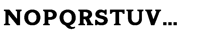 Kineks Bold Slab Font UPPERCASE