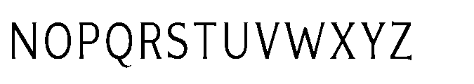 Kineks Light Sans Condensed Font UPPERCASE