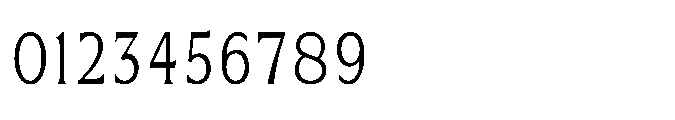 Kineks Light Serif Condensed Font OTHER CHARS