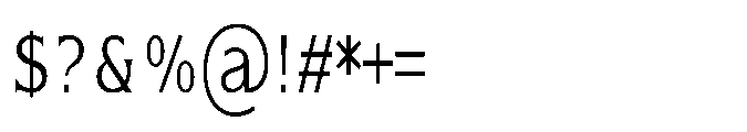 Kineks Light Serif Condensed Font OTHER CHARS