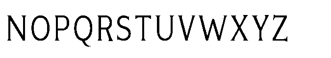 Kineks Light Serif Condensed Font UPPERCASE