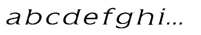 Kineks Light Serif Expanded Italic FONT
