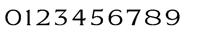 Kineks Light Serif Expanded Font OTHER CHARS
