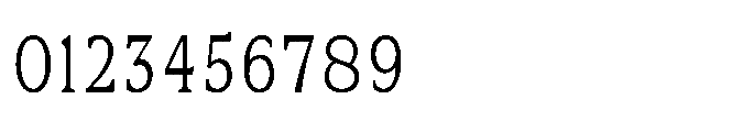 Kineks Light Slab Condensed Font OTHER CHARS