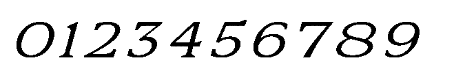 Kineks Light Slab Expanded Italic Font OTHER CHARS