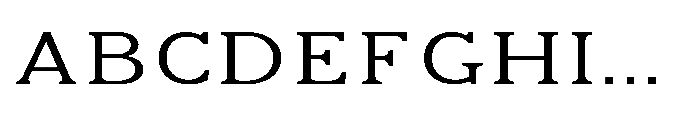 Kineks Light Slab Expanded Font UPPERCASE
