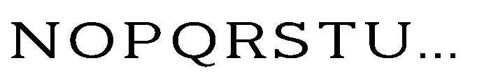 Kineks Light Slab Expanded Font UPPERCASE