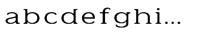 Kineks Light Slab Expanded FONT