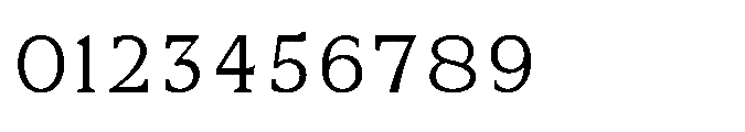 Kineks Light Slab Font OTHER CHARS