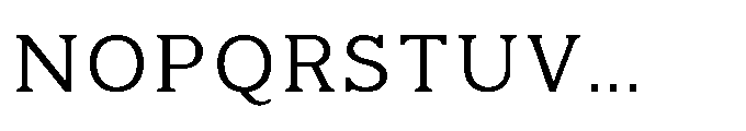 Kineks Light Slab Font UPPERCASE