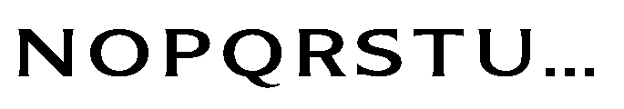 Kineks Medium Sans Expanded Font UPPERCASE