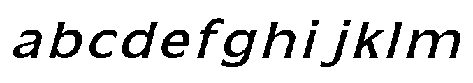 Kineks Medium Sans Italic FONT
