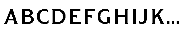 Kineks Medium Sans Font UPPERCASE