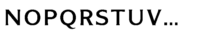 Kineks Medium Sans Font UPPERCASE