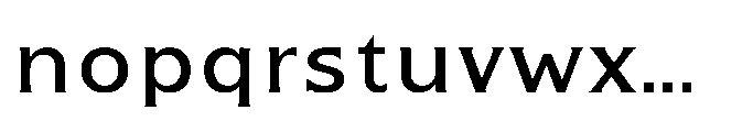 Kineks Medium Sans Font LOWERCASE